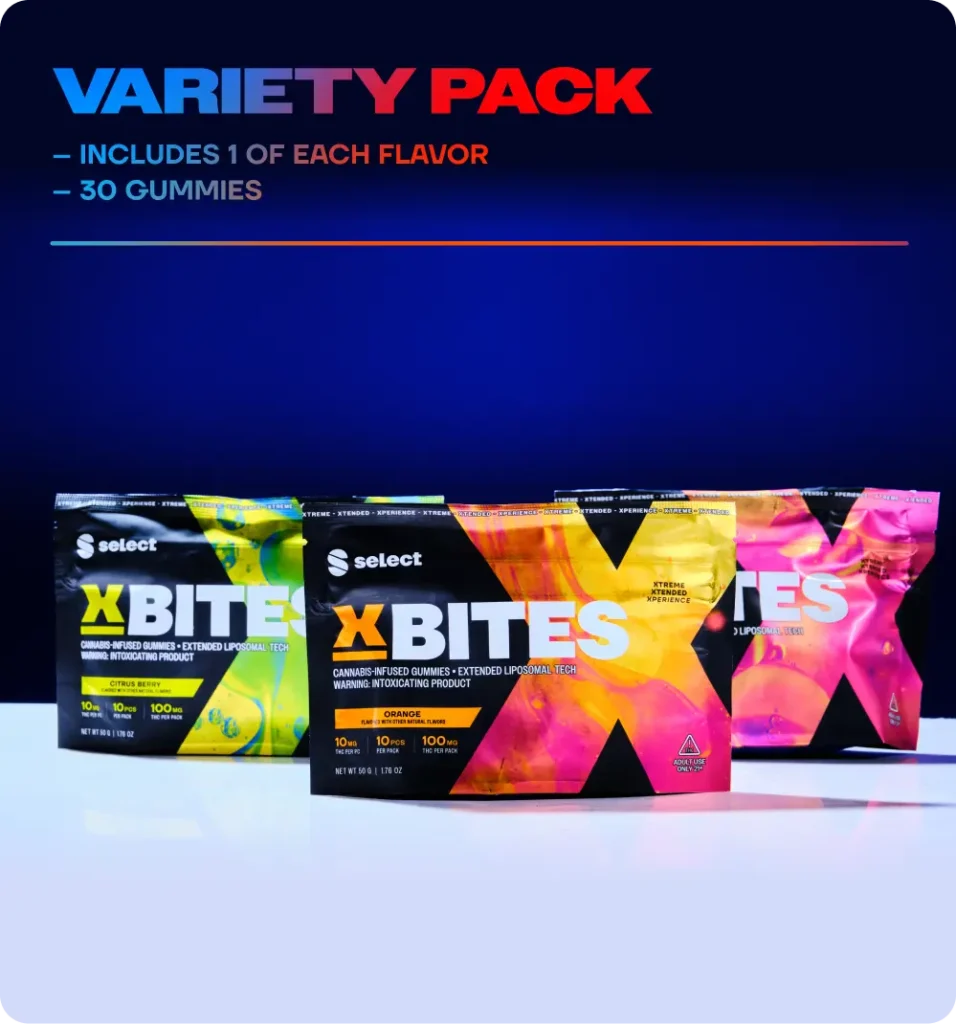 X BITES GUMMIES VARIETY PACK 10mg No Discount 956x1024